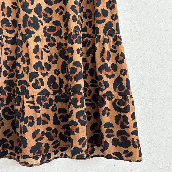 Show Me Your MuMu Leopard Print Mini Dress - Picture 4 of 8